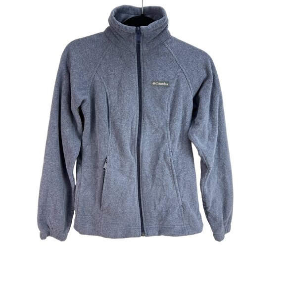 Columbia Womens Blue Full-Zip Fleece Jacket XS Polyester - Picture 1 of 4
